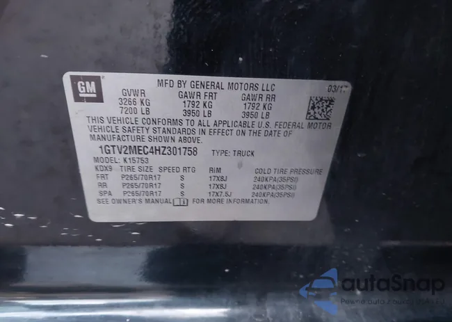 1GTV2MEC4HZ301758: 44114911