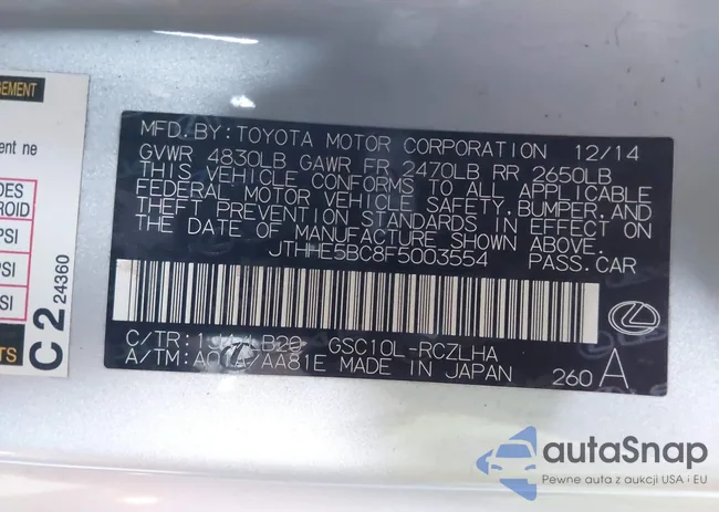 JTHHE5BC8F5003554: 44114131