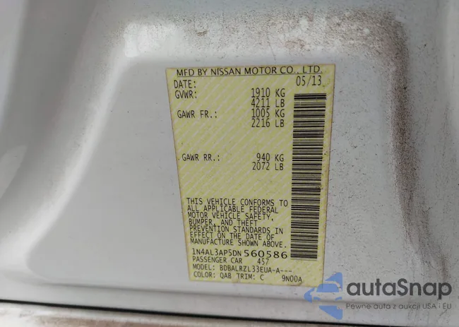 1N4AL3AP5DN560586: 44114392