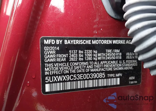 5UXWX9C53E0D39085: 44114413