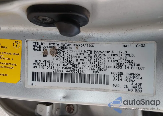 JTEHF21A430108982: 44114450