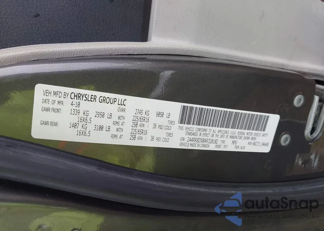 2A4RR8DXOAR320102: 44114463