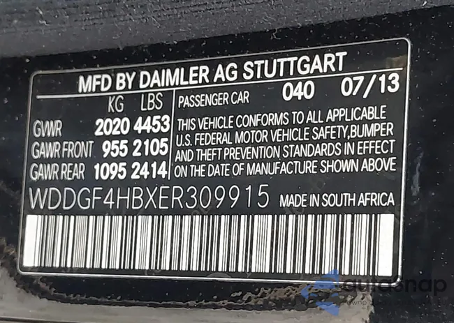 WDDGF4HBXER309915: 44115563