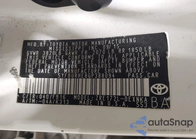 5YFBURHE8GP388094: 44115710