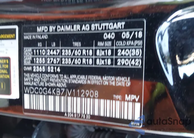 WDC0G4KB7JV112908: 44115837