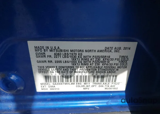 4A4AP3AU9FE007391: 44115929