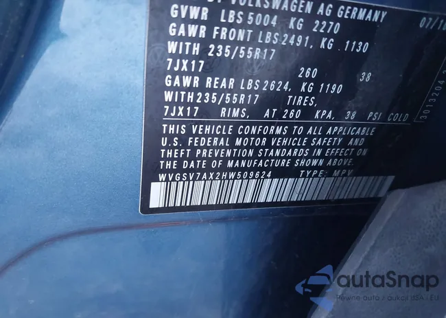 WVGSV7AX2HW509624: 44116088