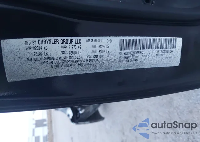 2C3CDXBG5EH254847: 44115105