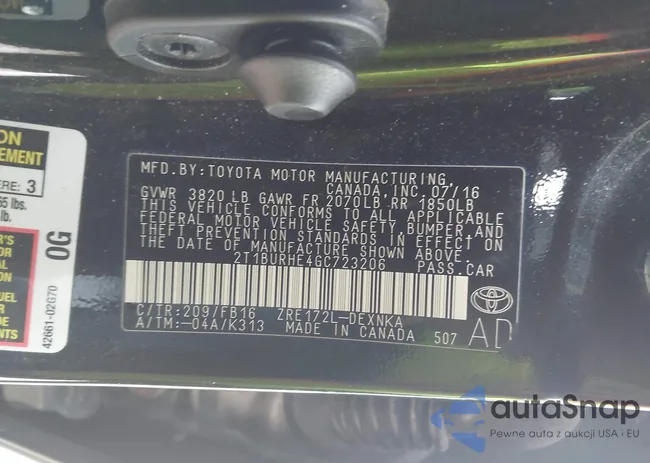 2T1BURHE4GC723206: 44115234