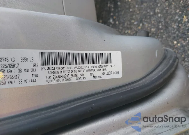 2V4RW3D17AR138416: 44115287