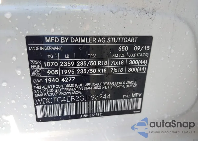 WDCTG4EB2GJ193244: 44115311