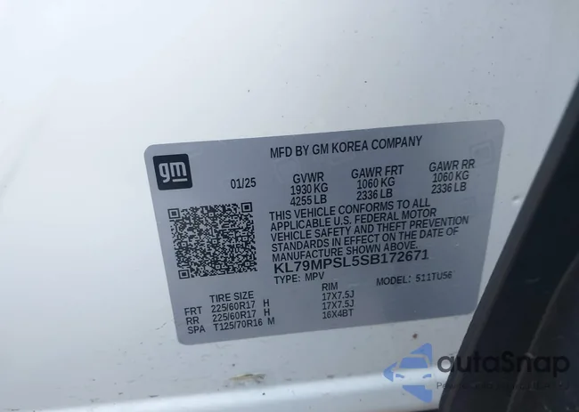 KL79MPSL5SB172671: 44115333