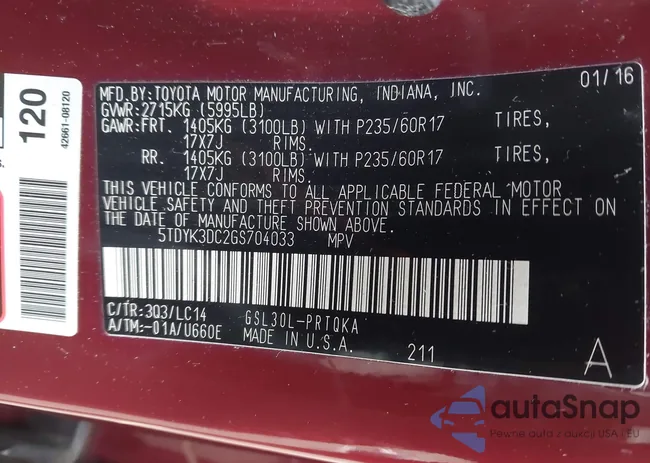 5TDYK3DC2GS704033: 44115385