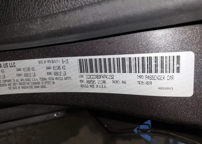 1C3CCCAB3FN741152: 44115453