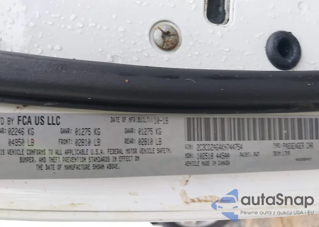 2C3CDZAG4KH744754: 44116753