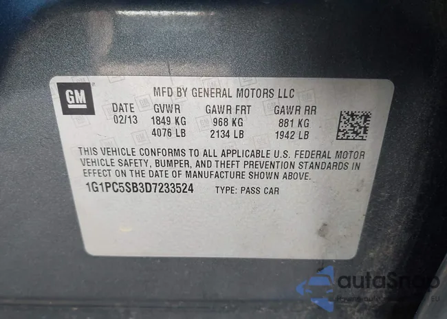 1G1PC5SB3D7233524: 44116960