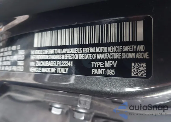 ZACNJBAB5LPL22241: 44117050