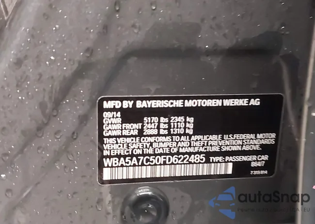 WBA5A7C50FD622485: 44116118