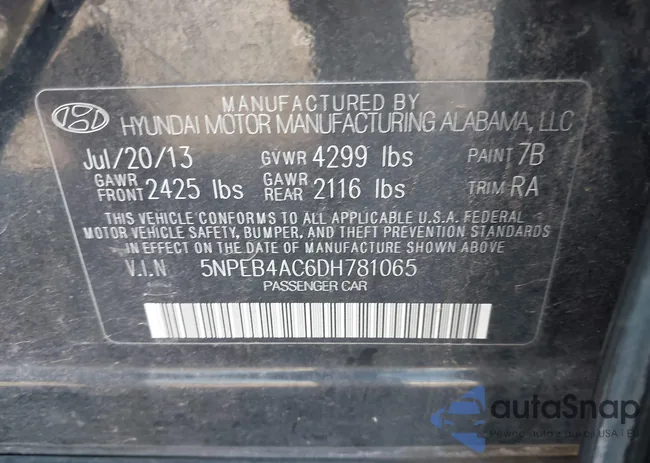 5NPEB4AC6DH781065: 44116323