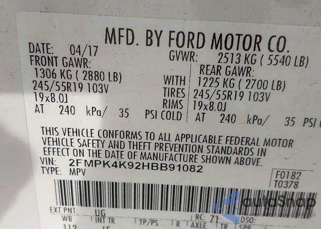 2FMPK4K92HBB91082: 44116331