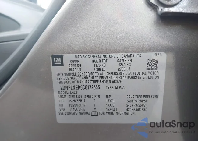 2GNFLNEK9C6172555: 44117606