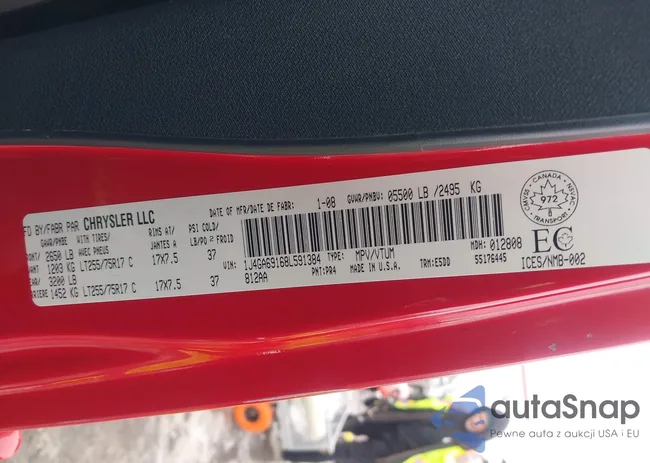 1J4GA69168L591384: 44117700