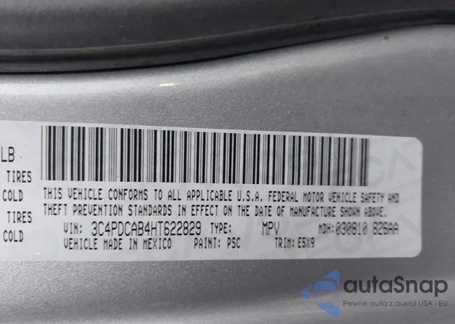 3C4PDCAB4HT622829: 44117736