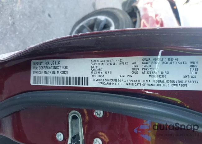 3C6RR6KGXNG291238: 44117797