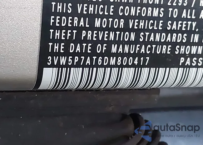 3VW5P7AT6DM800417: 44117906