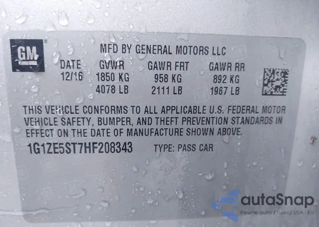 1G1ZE5ST7HF208343: 44117933