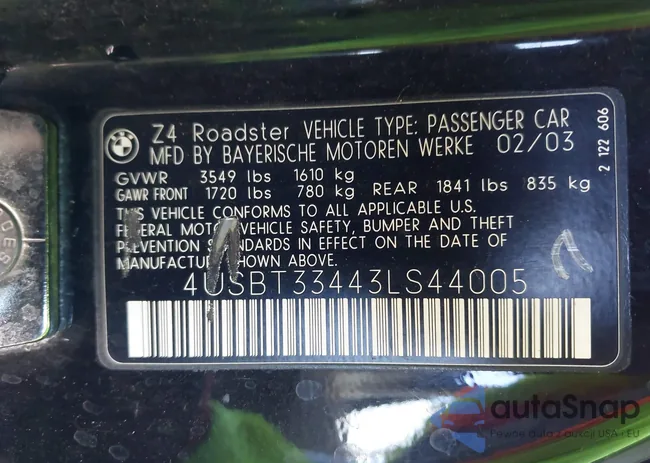 4USBT33443LS44005: 44118063