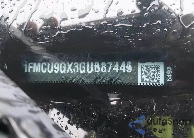 1FMCU9GX3GUB87449: 44118086