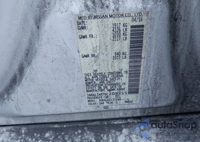 1N4AL3AP7GC209355: 44117218