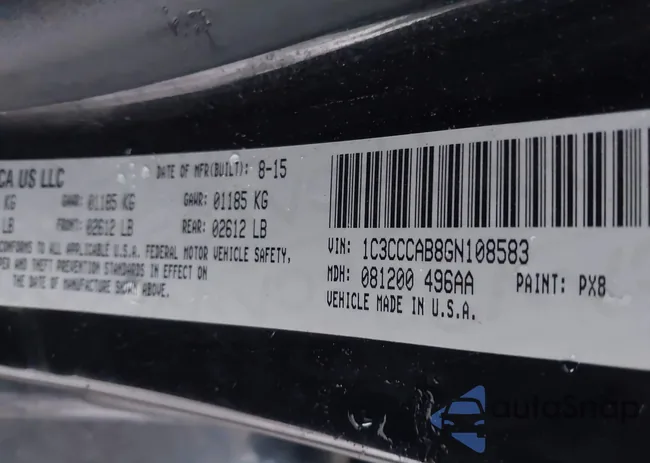 1C3CCCAB8GN108583: 44117304