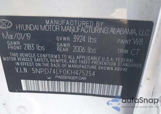 5NPD74LF0KH475254: 44117468