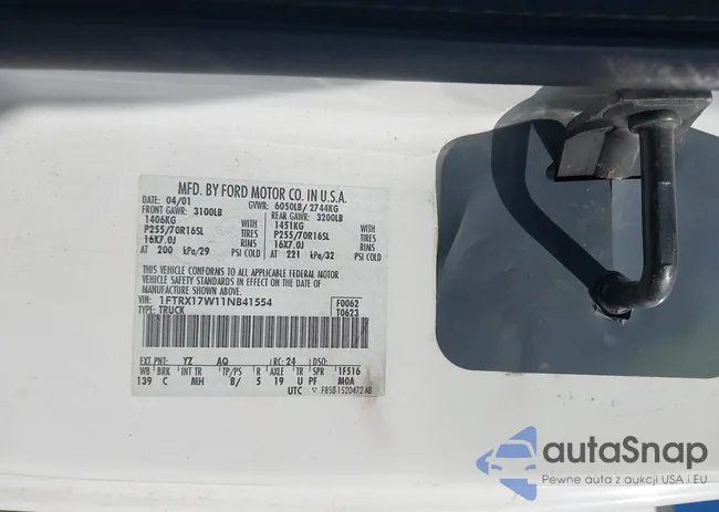 1FTRX17W11NB41554: 44118696