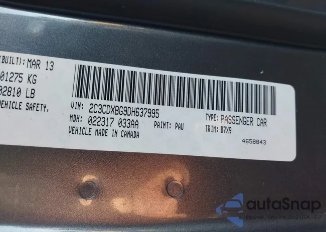 2C3CDXBG9DH637995: 44119057