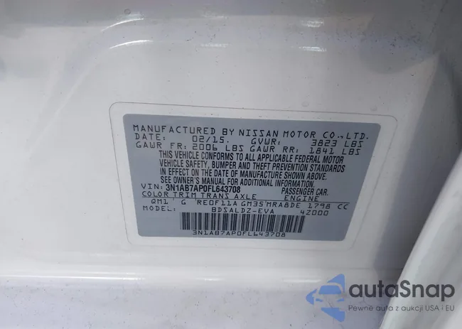 3N1AB7AP0FL643708: 44118146