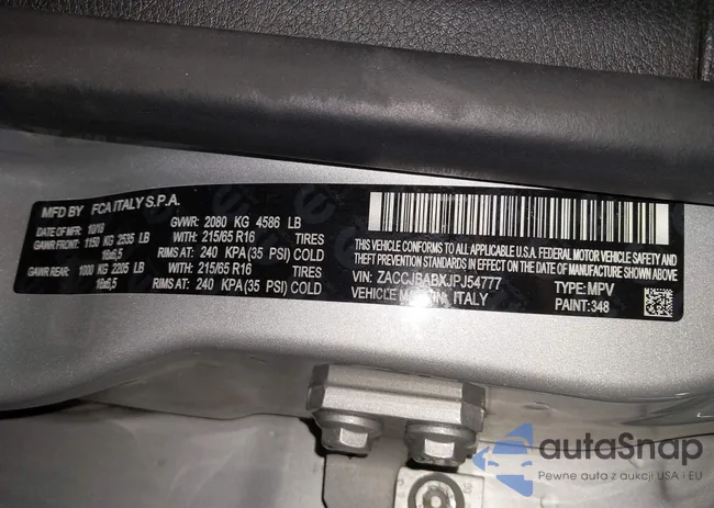 ZACCJBABXJPJ54777: 44118151