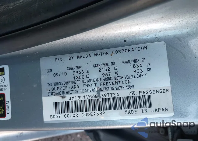 JM1BL1VG6B1397724: 44118262