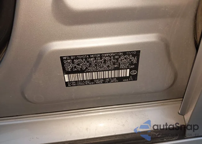 JTHCE5C25B5000931: 44118310