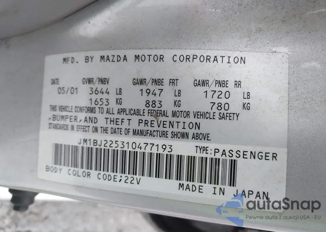 JM1BJ225310477193: 44119503