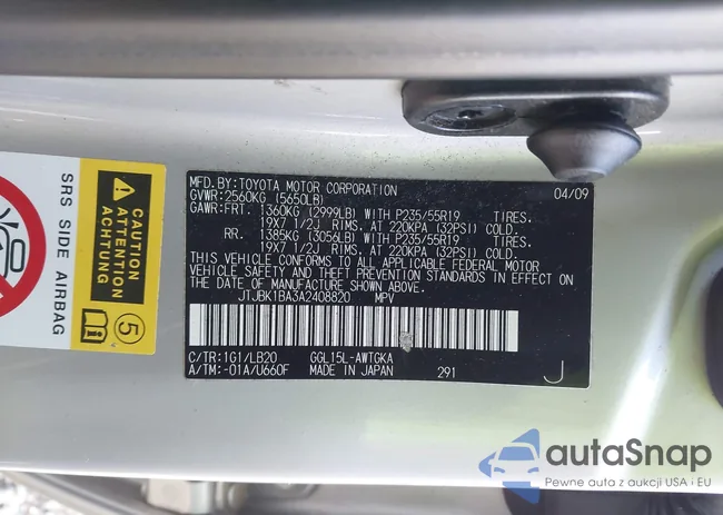 JTJBK1BA3A2408820: 44119781