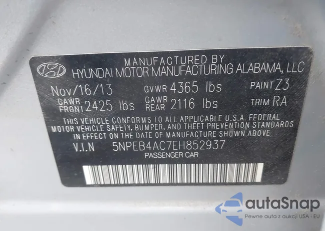 5NPEB4AC7EH852937: 44119903