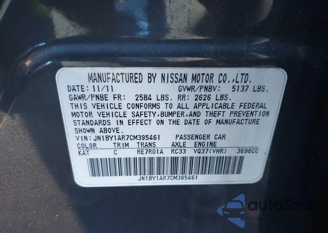 JN1BY1AR7CM395461: 44120053