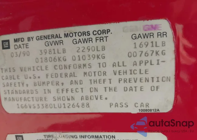 1G6VS3380LU126488: 44119136