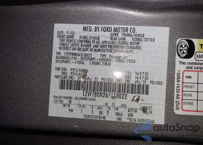 1ZVFT80N265158022: 44119196