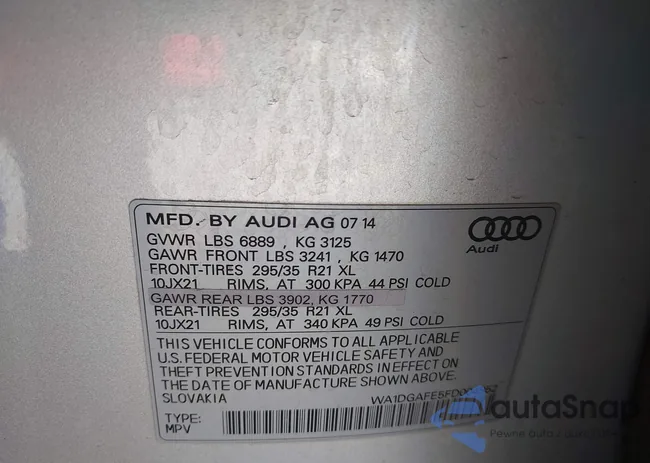 WA1DGAFE5FD004952: 44119224