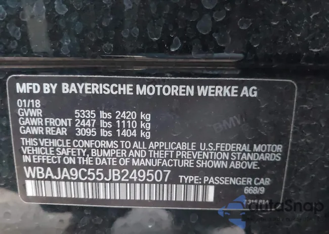 WBAJA9C55JB249507: 44119387
