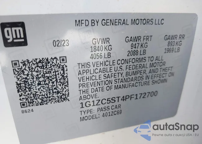 1G1ZC5ST4PF172700: 44120504